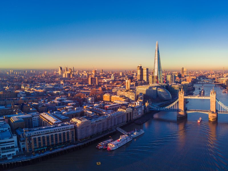Aerial,Panoramic,Cityscape,View,Of,London,And,The,River,Thames,