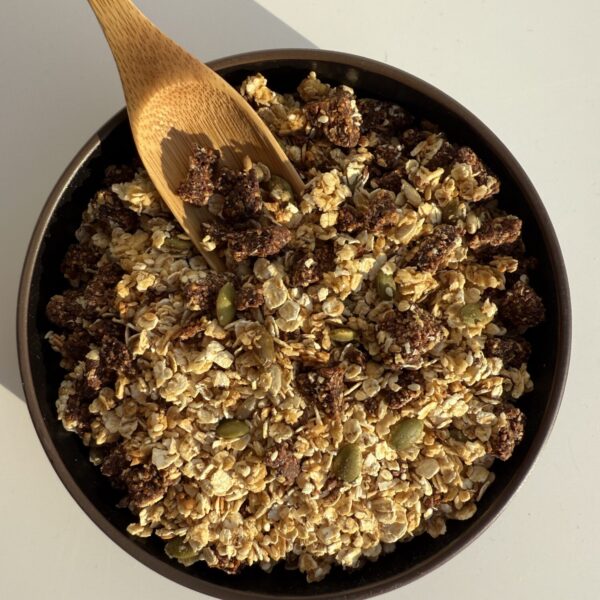 Fig+Orange+dark chocolate granola