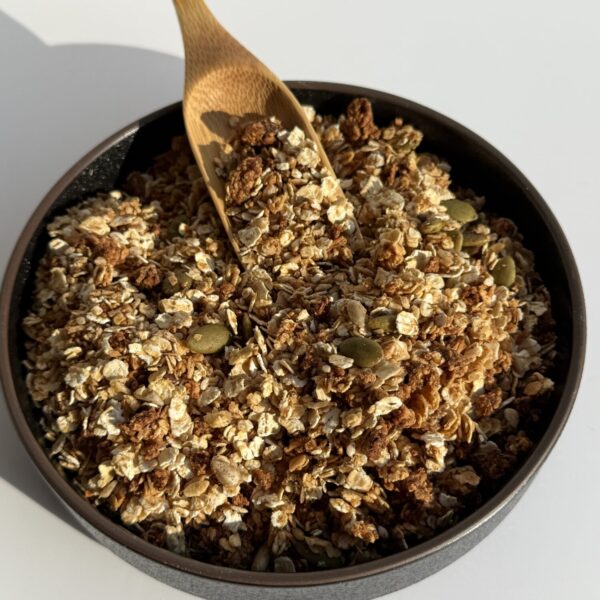 Fig+apple+cinnamon granola