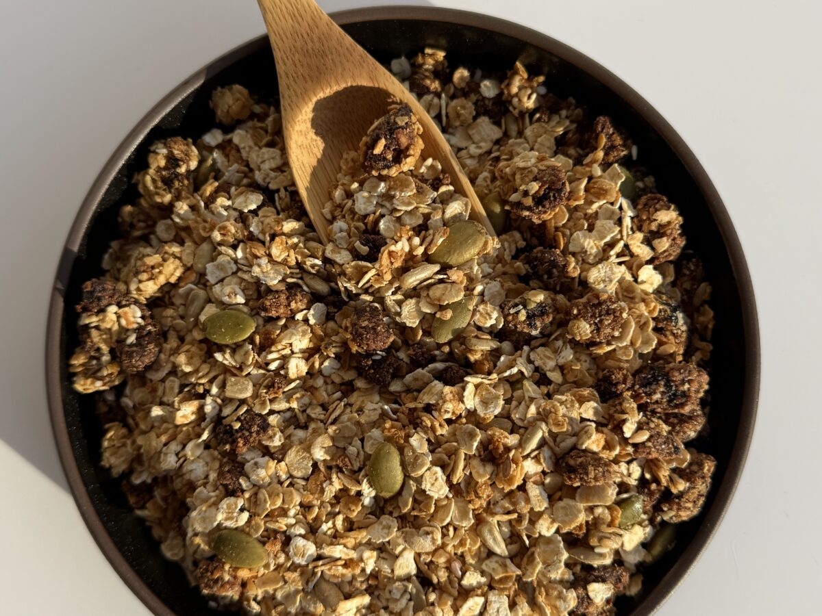 Prune+coconut Granola
