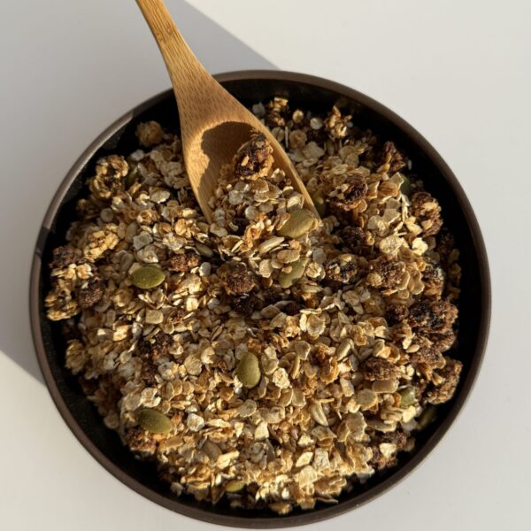 Prune+coconut Granola